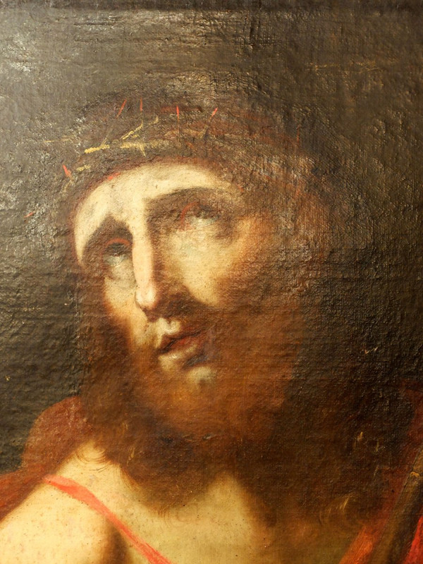 Le Christ au roseau - Ecole italienne du XVIIème siècle