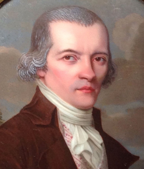 Portrait de Mr Moncand Roux - Miniature émaillée