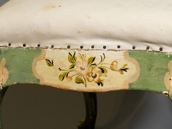 Pair of Italian stools - Veneto 19th century