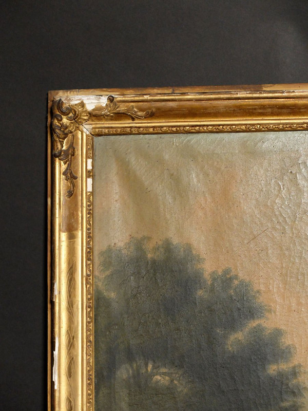 Romantic period trumeau, in need of restoration