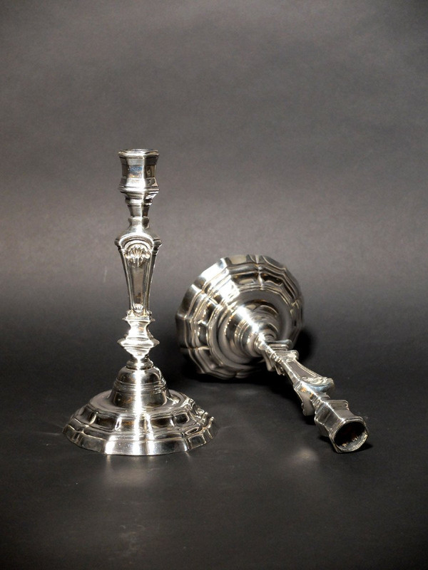 Pair of candlesticks from the beginning of the 18th century