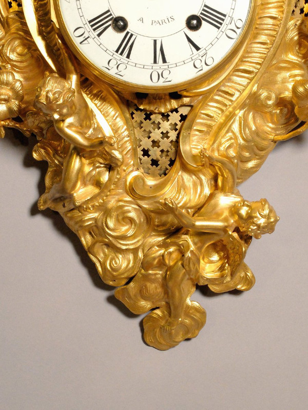 Kartell Ludwig XV. von Aubert, Kammerdiener und Uhrmacher des Königs, um 1750