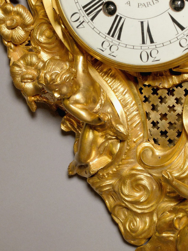 Kartell Ludwig XV. von Aubert, Kammerdiener und Uhrmacher des Königs, um 1750