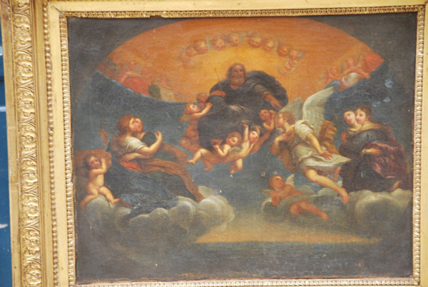 L  Albane D Après , Dieu Le Père Et L Ange Gabriel