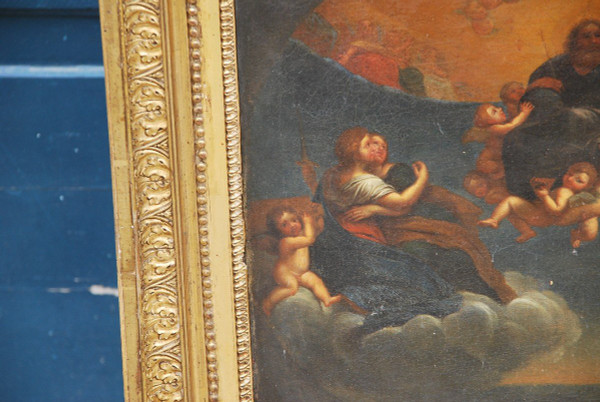 L  Albane D Après , Dieu Le Père Et L Ange Gabriel