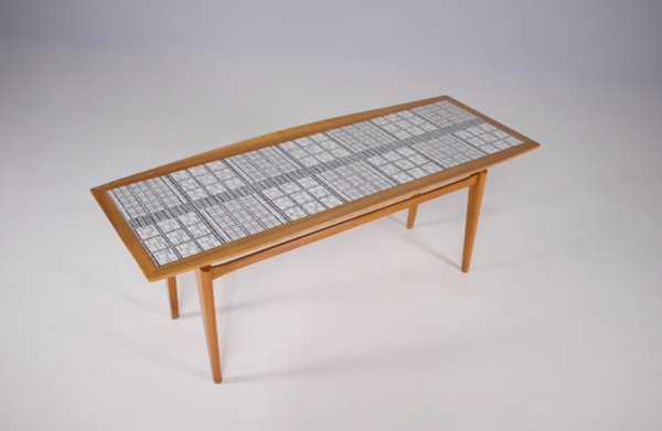 Table Basse Mosaïque Att. Berthold Muller.