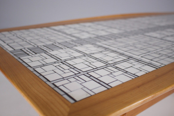 Table Basse Mosaïque Att. Berthold Muller.