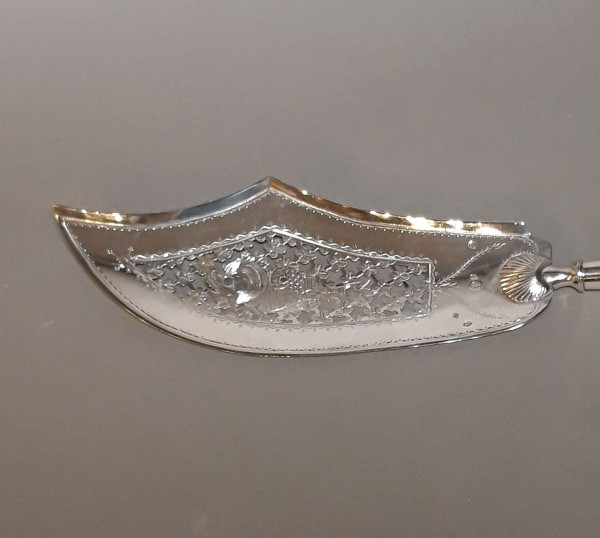 Pelle à poisson en argent massif - Paris, 1798 - 1809