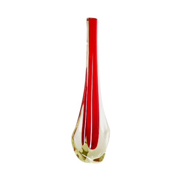 Seguso Empoli Soliflore Vase.