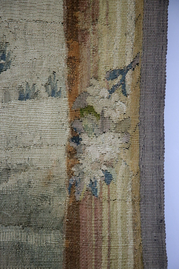Aubusson tapestry, “The Hunters’ Halt” 18th century.