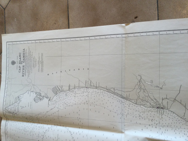 Nautical chart “Cap Blanc to River Gambia”