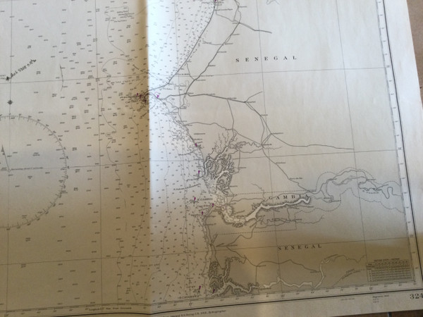 Nautical chart “Cap Blanc to River Gambia”