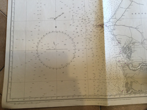 Nautical chart “Cap Blanc to River Gambia”