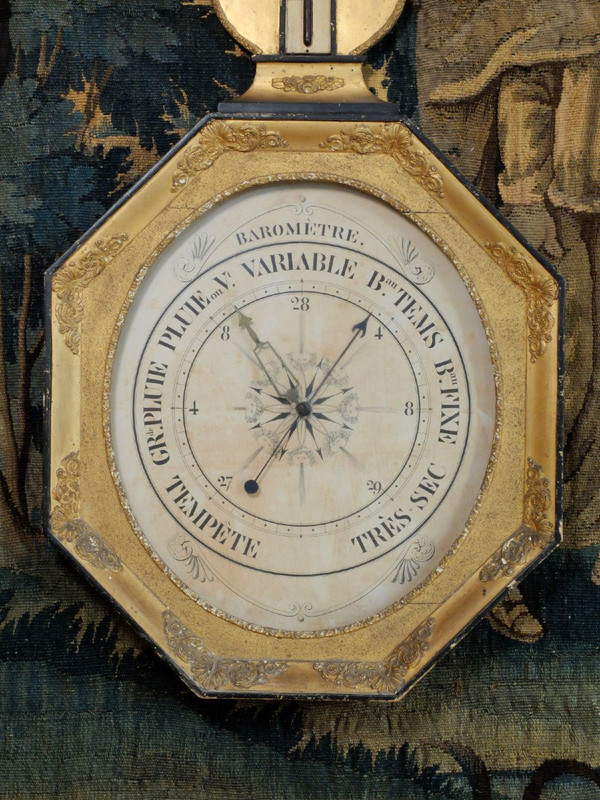 Lyre barometer from the Restoration period