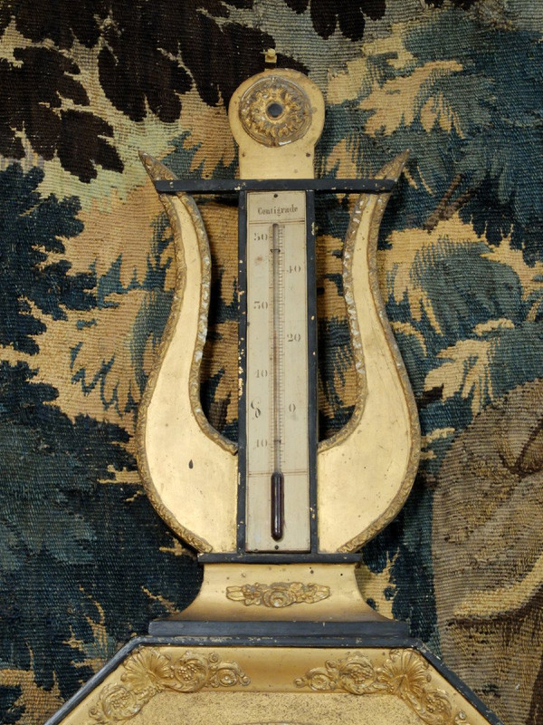 Lyre barometer from the Restoration period