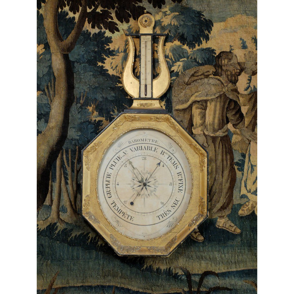 Lyre barometer from the Restoration period