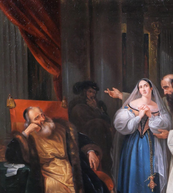 C. Bourticourt (?) Scena del Trovatore, dipinto, 1835 ca.