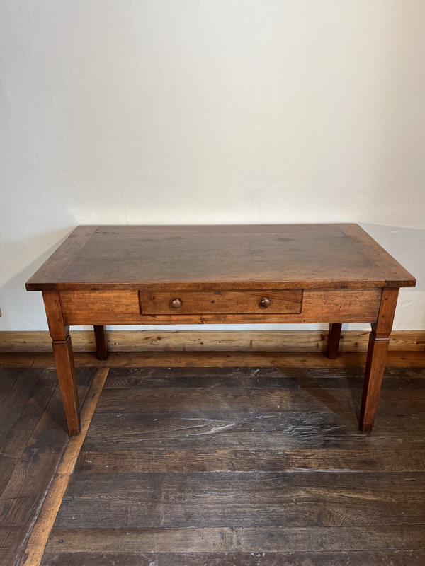 19th century walnut table