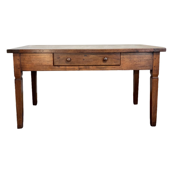 19th century walnut table