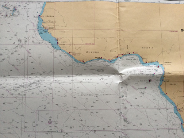 South Africa, nautical chart