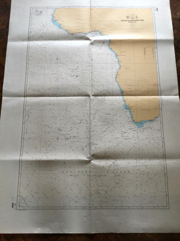 South Africa, nautical chart