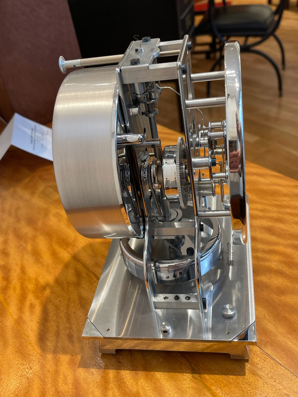 Jaeger-LeCoultre, pendule de table, modèle "Atmos Brevets Reutter", no 9066