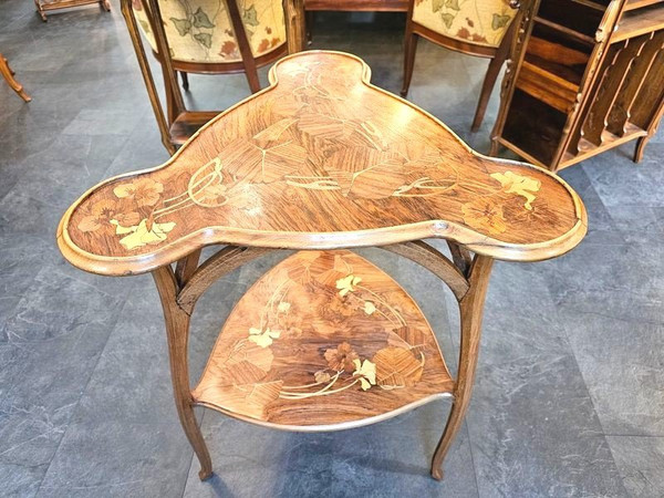 Camille Gauthier Guéridon Art Nouveau "capucines"