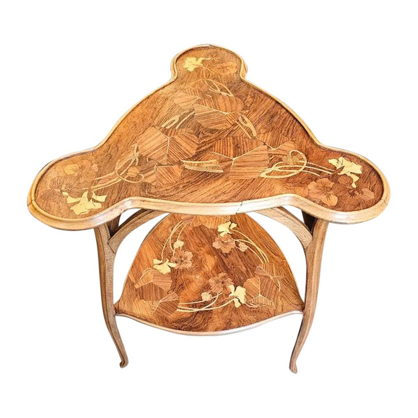 Camille Gauthier Guéridon Art Nouveau "capucines"