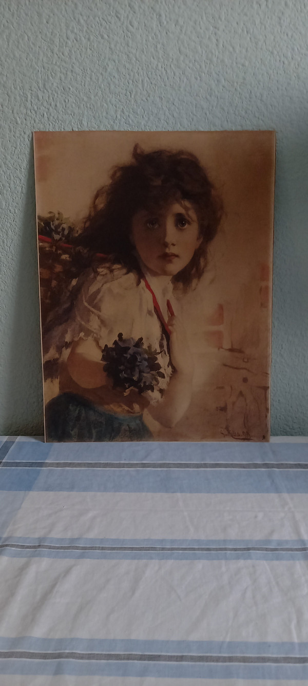Print by George Elgar Hicks 19th century