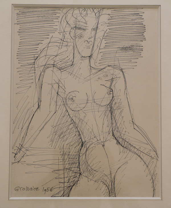 Marcel GROMAIRE (1892-1971), nu d'une femme