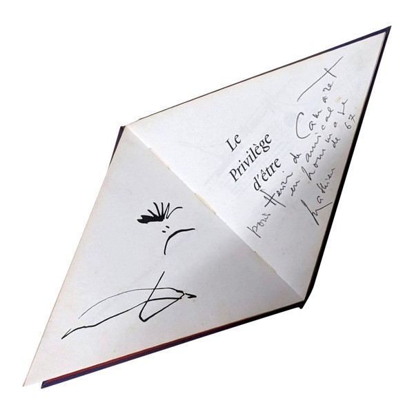 The Privilege of Being By Georges Mathieu With Drawings And Dedication Edition of 1000 Copies