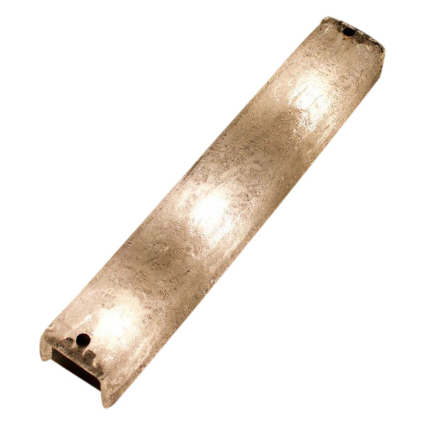 Luce di cortesia in vetro ghiaccio.