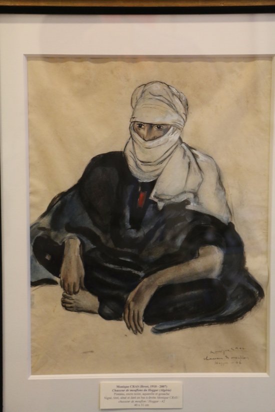 Monique CRAS (1910-2007), "Mouflon Hunter - Hoggar", 1942