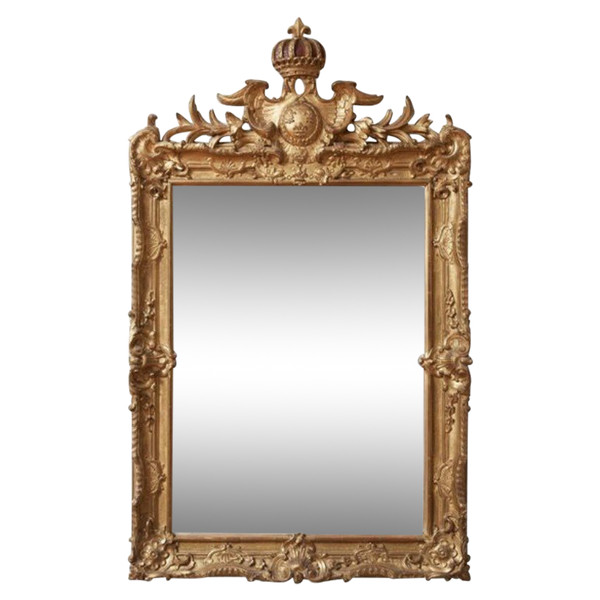 Cadre Miroir Aux Armes De France