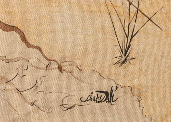 Tapestry after Salvador Dali