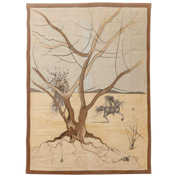 Tapestry after Salvador Dali