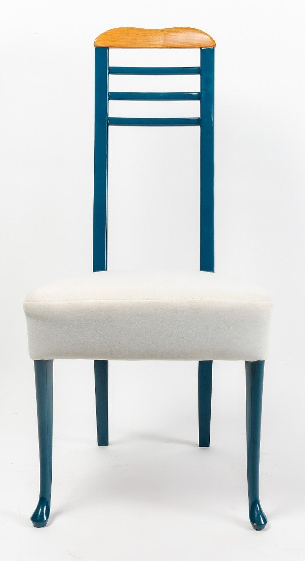 Suite De Huit Chaises De Salle à Manger, Années 1980-90.