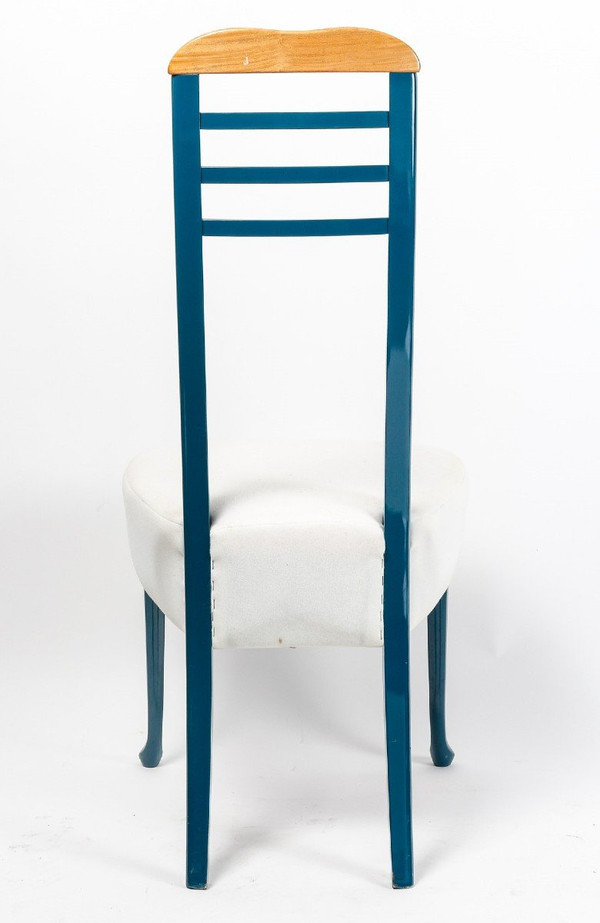 Suite De Huit Chaises De Salle à Manger, Années 1980-90.