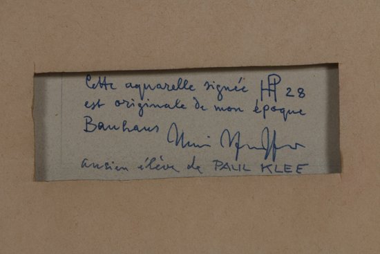 Henri PFEIFFER (1907-1994), baraques sous un feu d'artifices, 1928