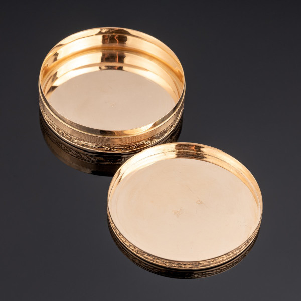 Louis XVI Period Gold Round Box