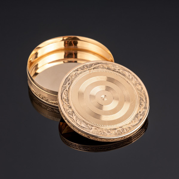 Louis XVI Period Gold Round Box