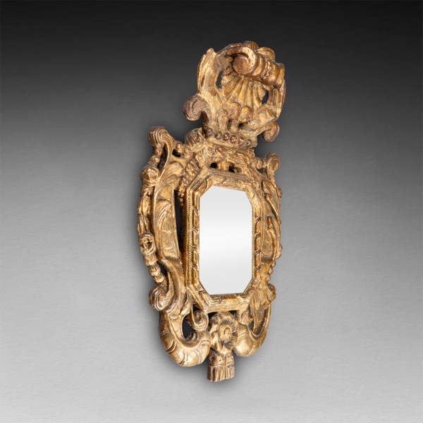 Miroir italien, d’époque XVIIe siècle