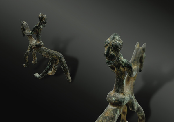 STATUTE of a RIDER - Dogon culture, Mali - XIXth century