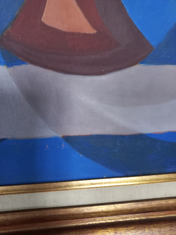 Gischia Léon "der blaue Kompottbehälter"