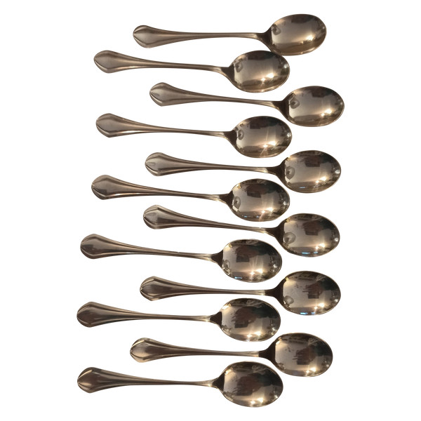 12 Christofle Printania ice cream spoons