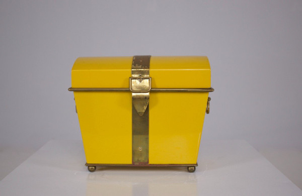 60’s Brass Jewelry Box