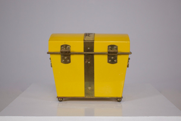60’s Brass Jewelry Box