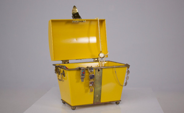 60’s Brass Jewelry Box