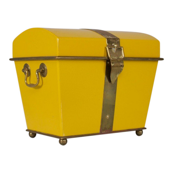 60’s Brass Jewelry Box