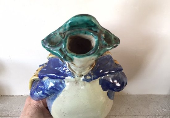 Ventesimo Candeliere in Ceramica. 18° personaggio in costume